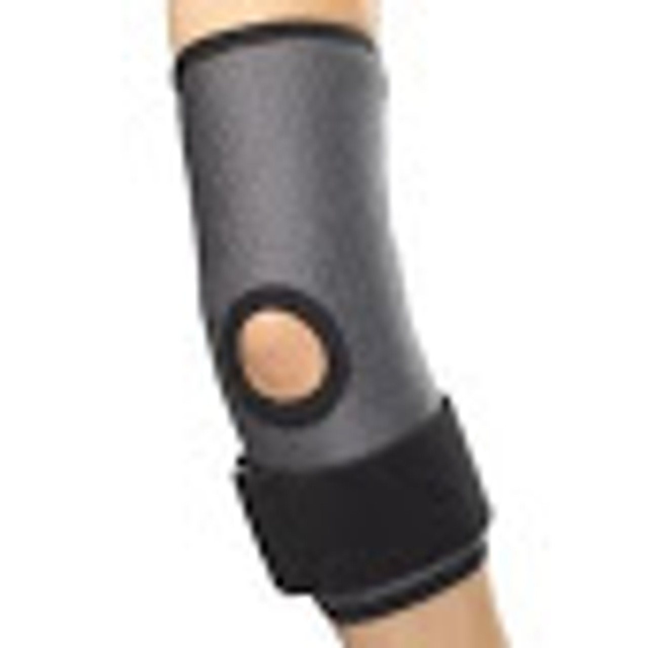 AIRWAY 0420-S ELBOW SLEEVE WITH STRAP CHARCOAL Small, Each