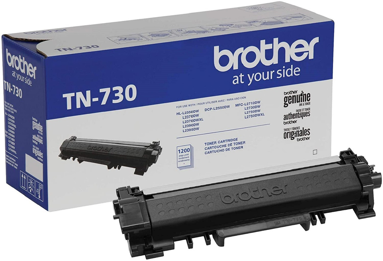 Brother TN-760 High Yield Mono Laser Toner Cartridge, Black, Each