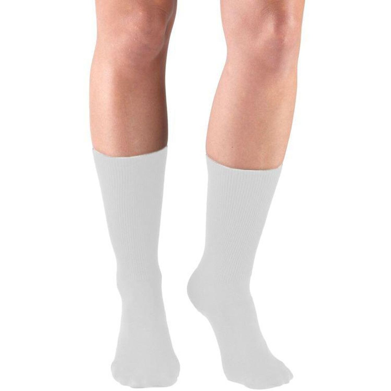 TRUFORM 1915WH DIABETIC & COMFORT CARE Socks Thin dress socks, white S-ML-XL (1915WH)