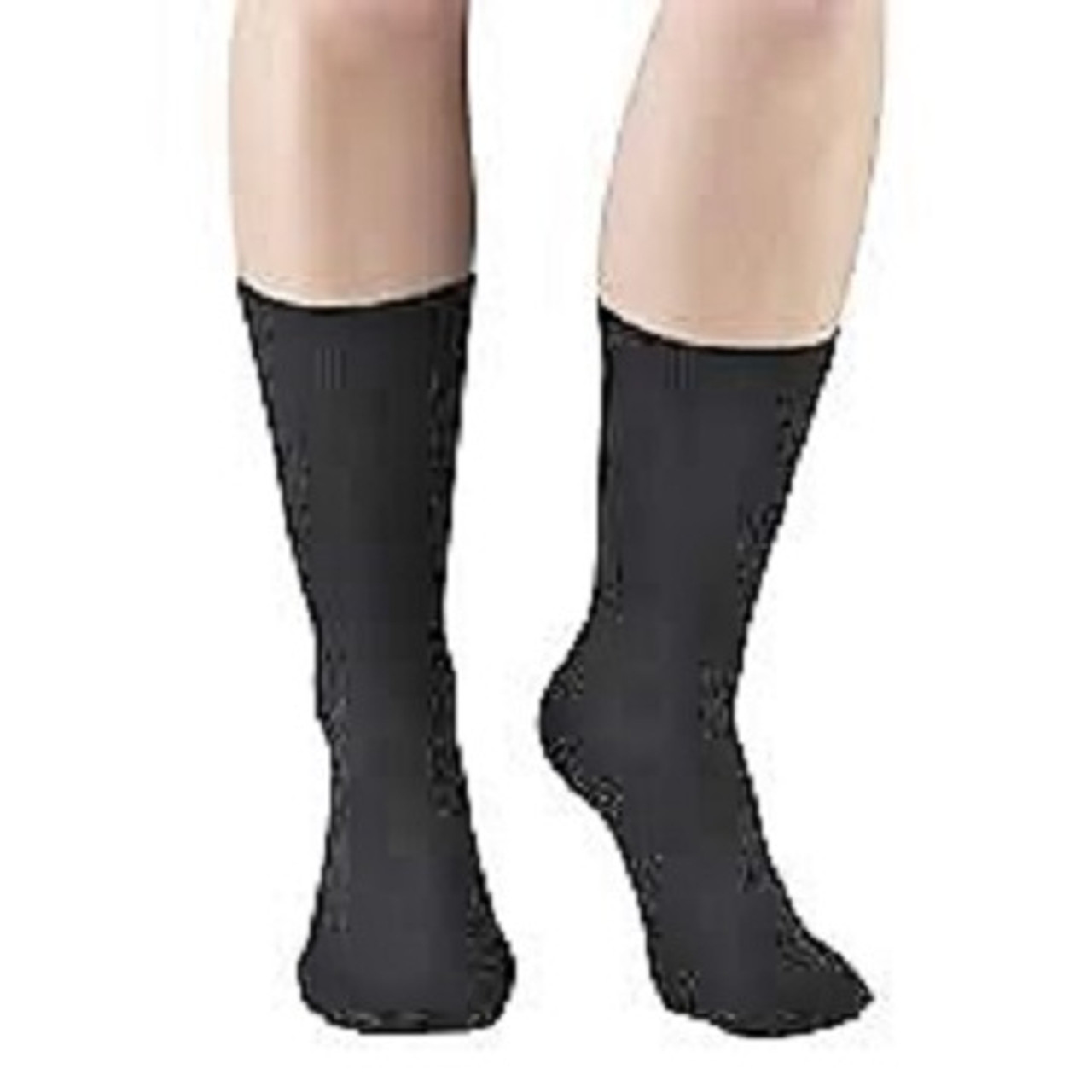 TRUFORM 1915BL DIABETIC & COMFORT CARE Socks Thin dress socks, black S-ML-XL (1915BL)