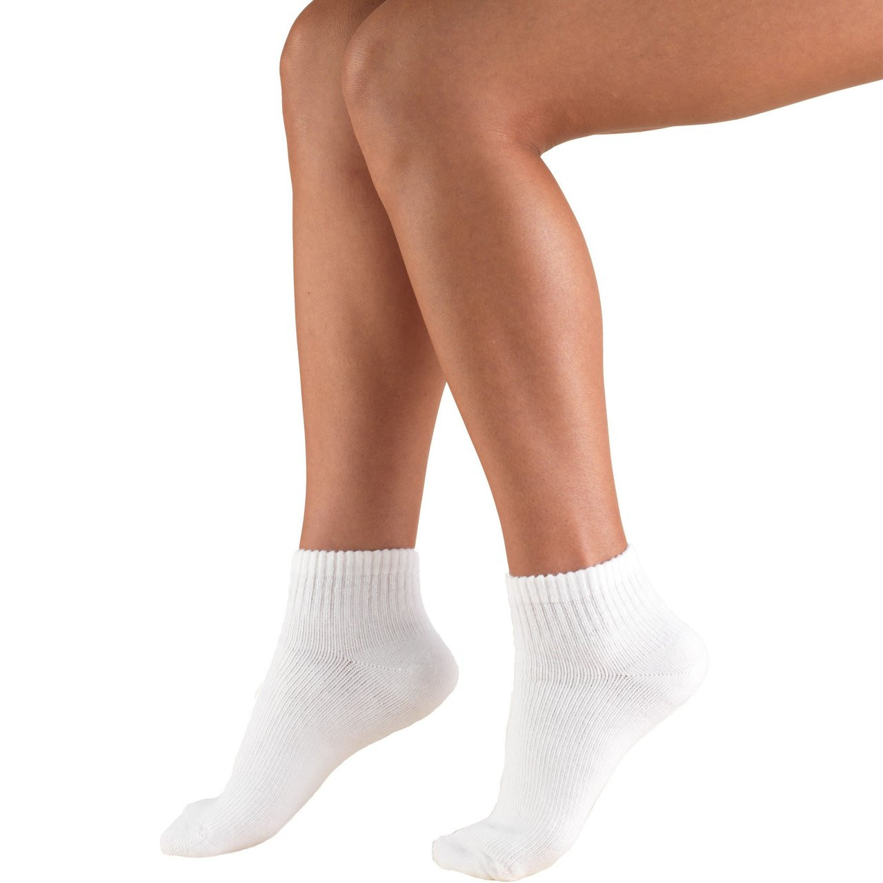 DIABETIC & COMFORT CARE Socks Ankle length, white XS-S-M-L-XL (1911WH)