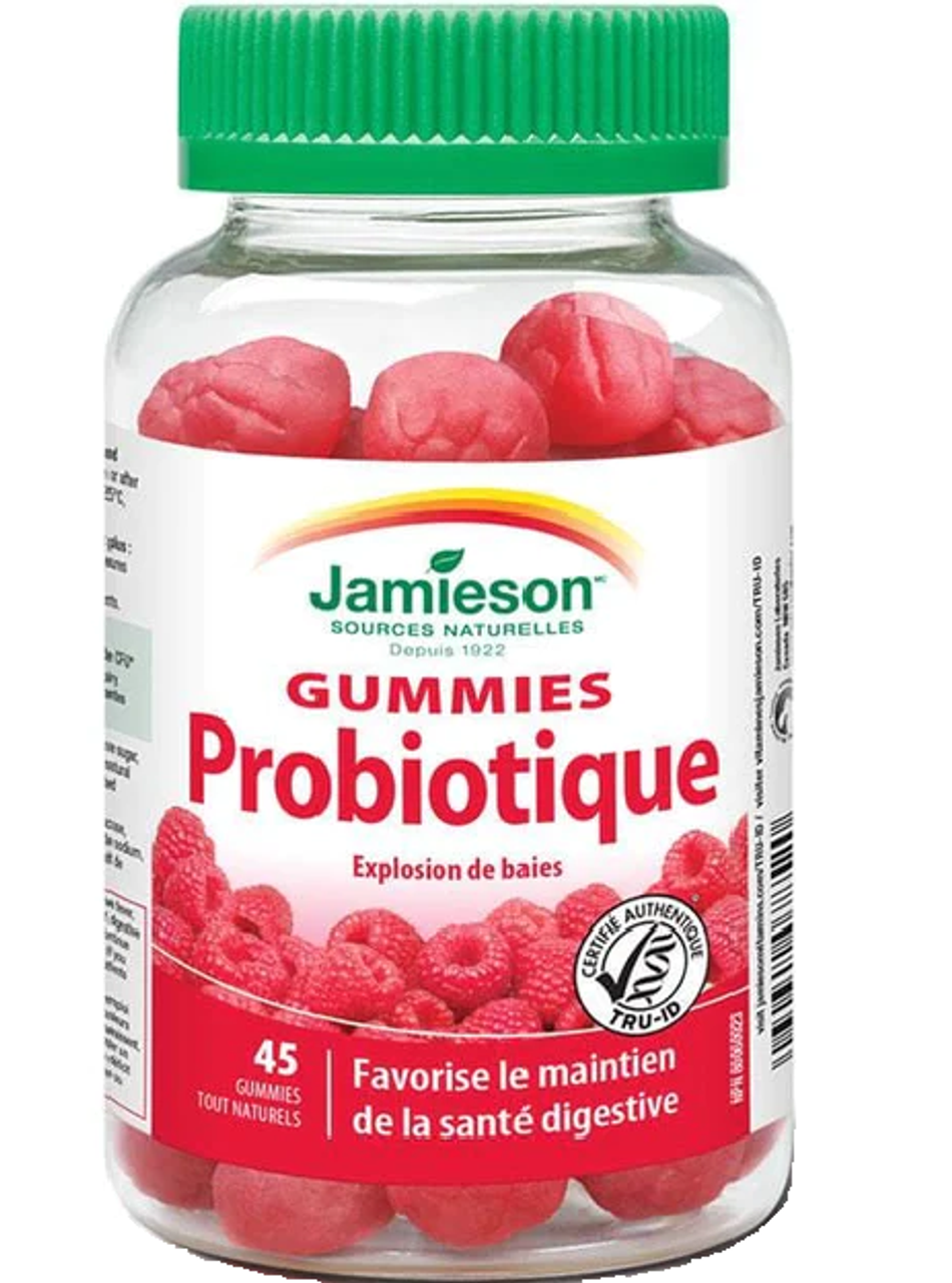 Jamieson 064642078520 Probiotic Gummy Berry Blast, 45 Gummies