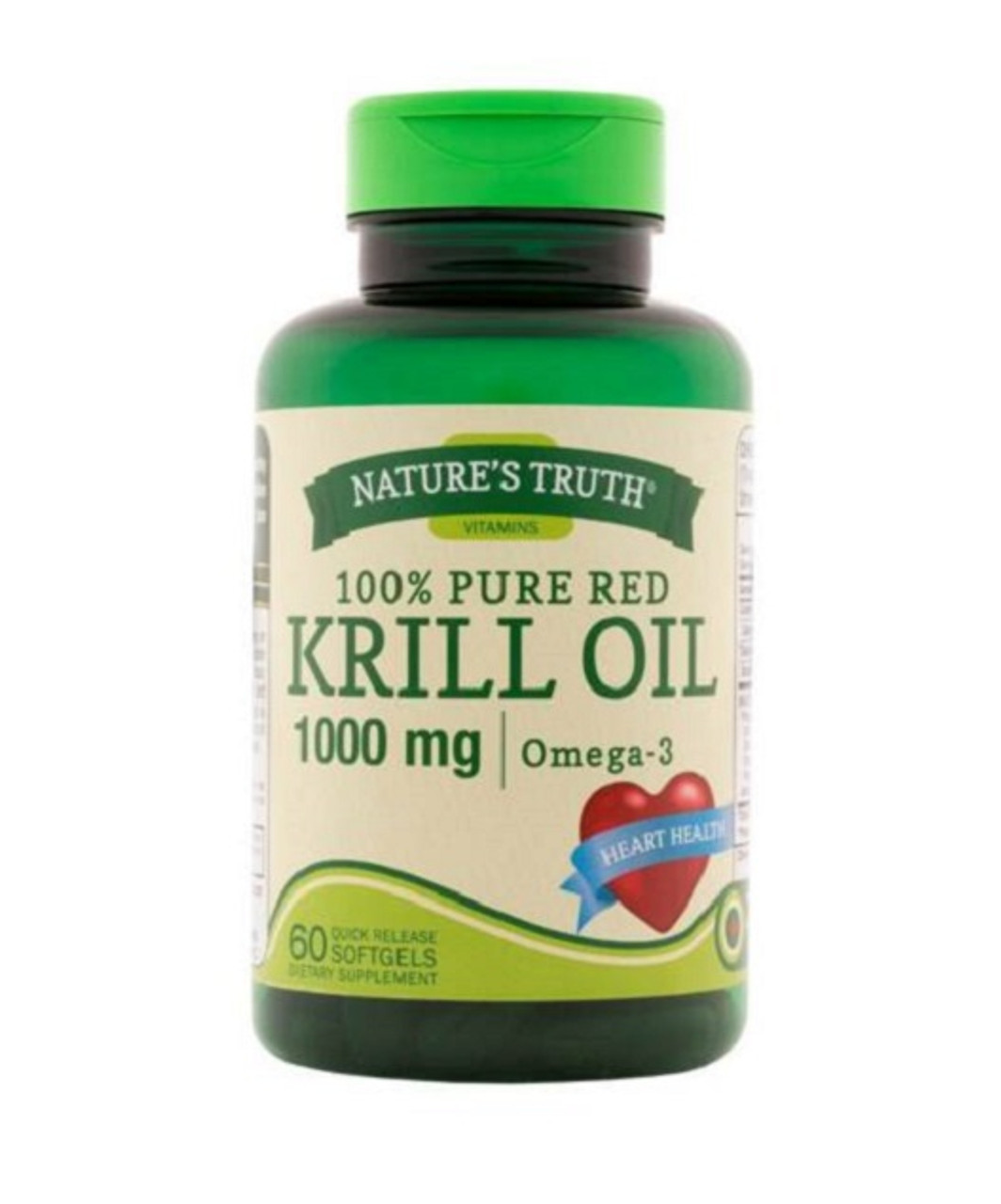 NATURE'S TRUTH KRILL OIL 1000MG, 60 SOFTGELS