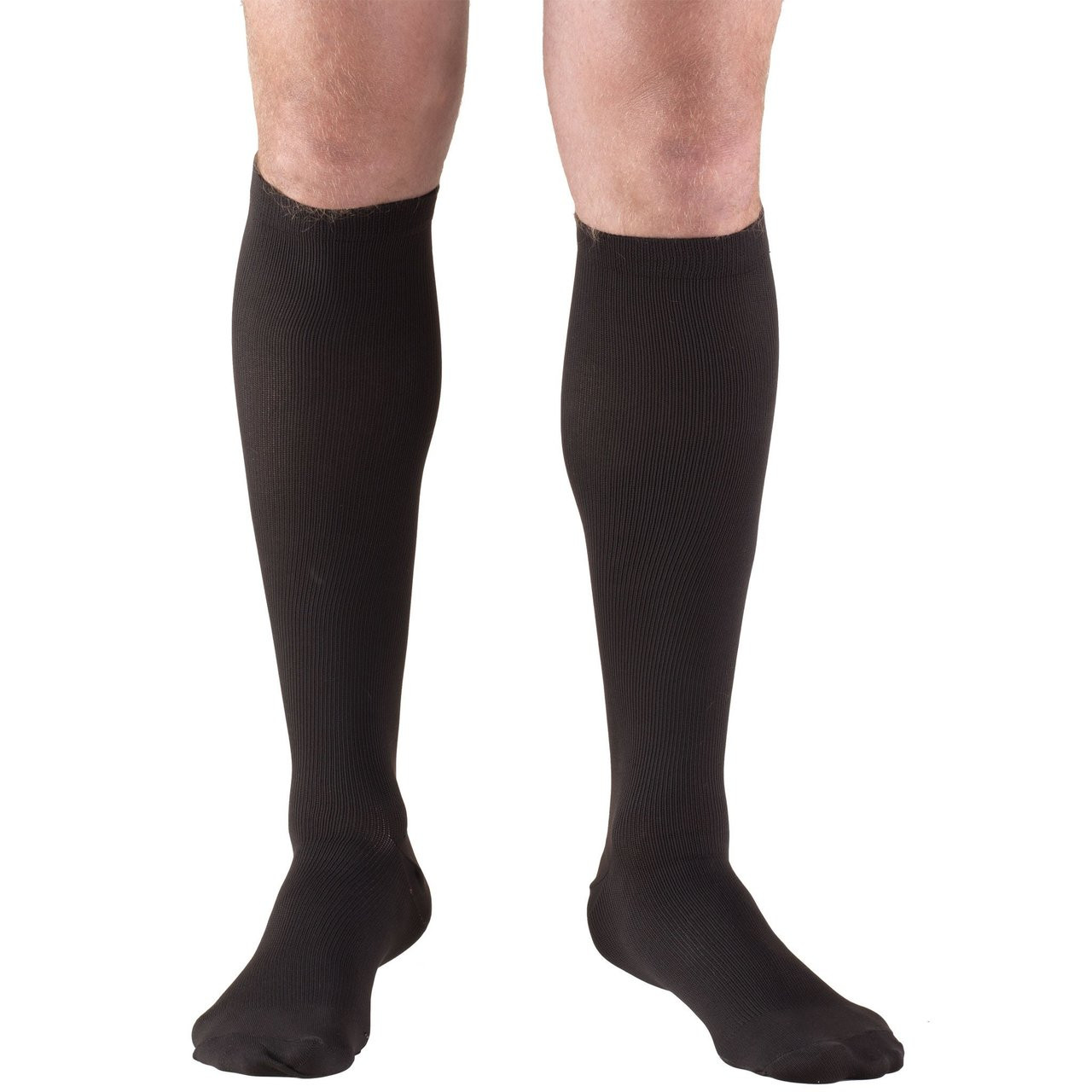 MEN'S DRESS Socks 30-40mmHg Knee-high, black S-M-L-XL (1954BL)