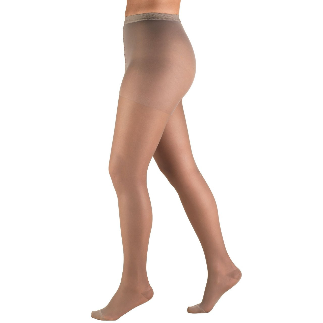 LADIES' SHEER LITES 15-20mmHg Pantyhose, taupe S-M-T-XT-Q-QP (1775TP)