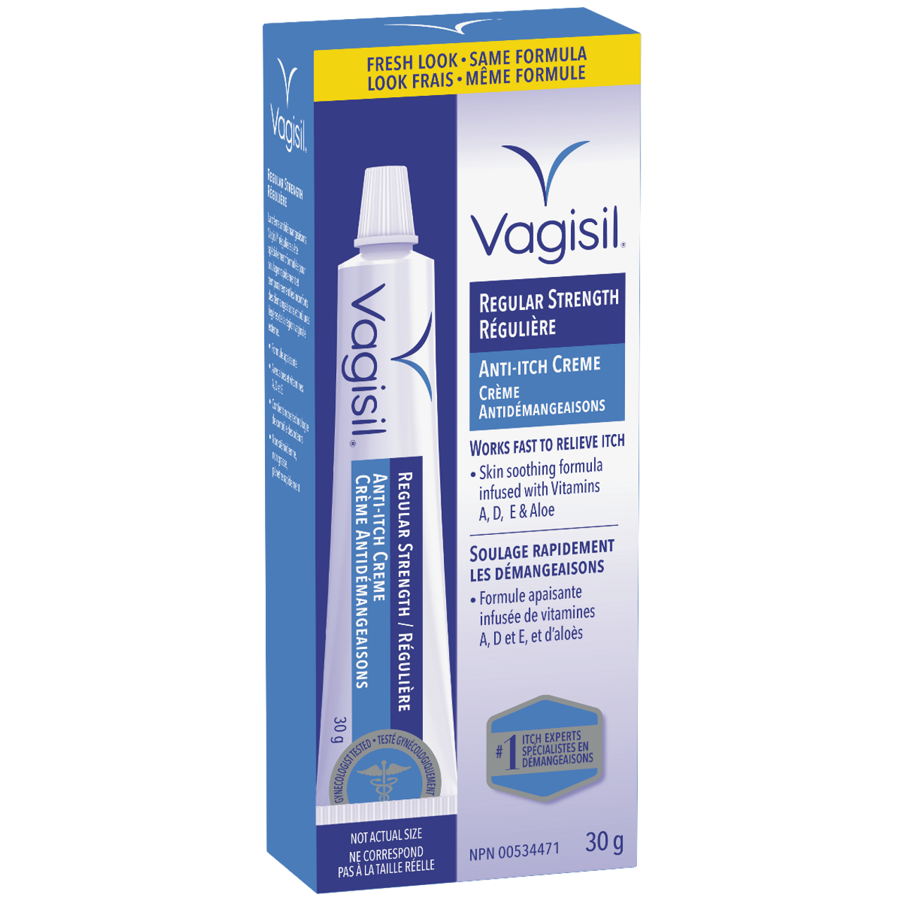 VAGISIL 366 VagisilÂ® Regular Strength Anti-Itch CrÃ¨me, 30g