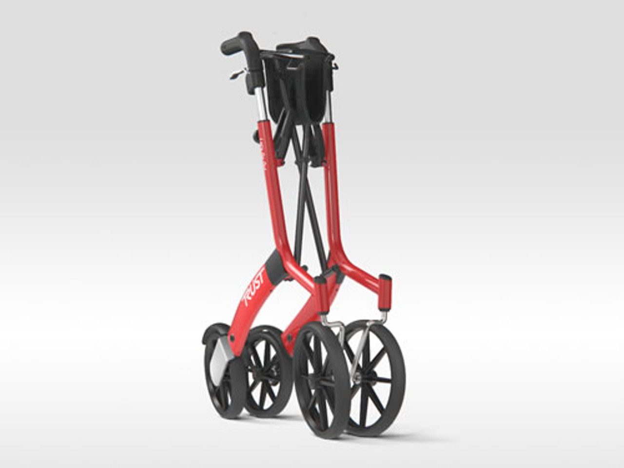 Stander 4600-RD Let’s Go Out Rollator by Trust Care, Red