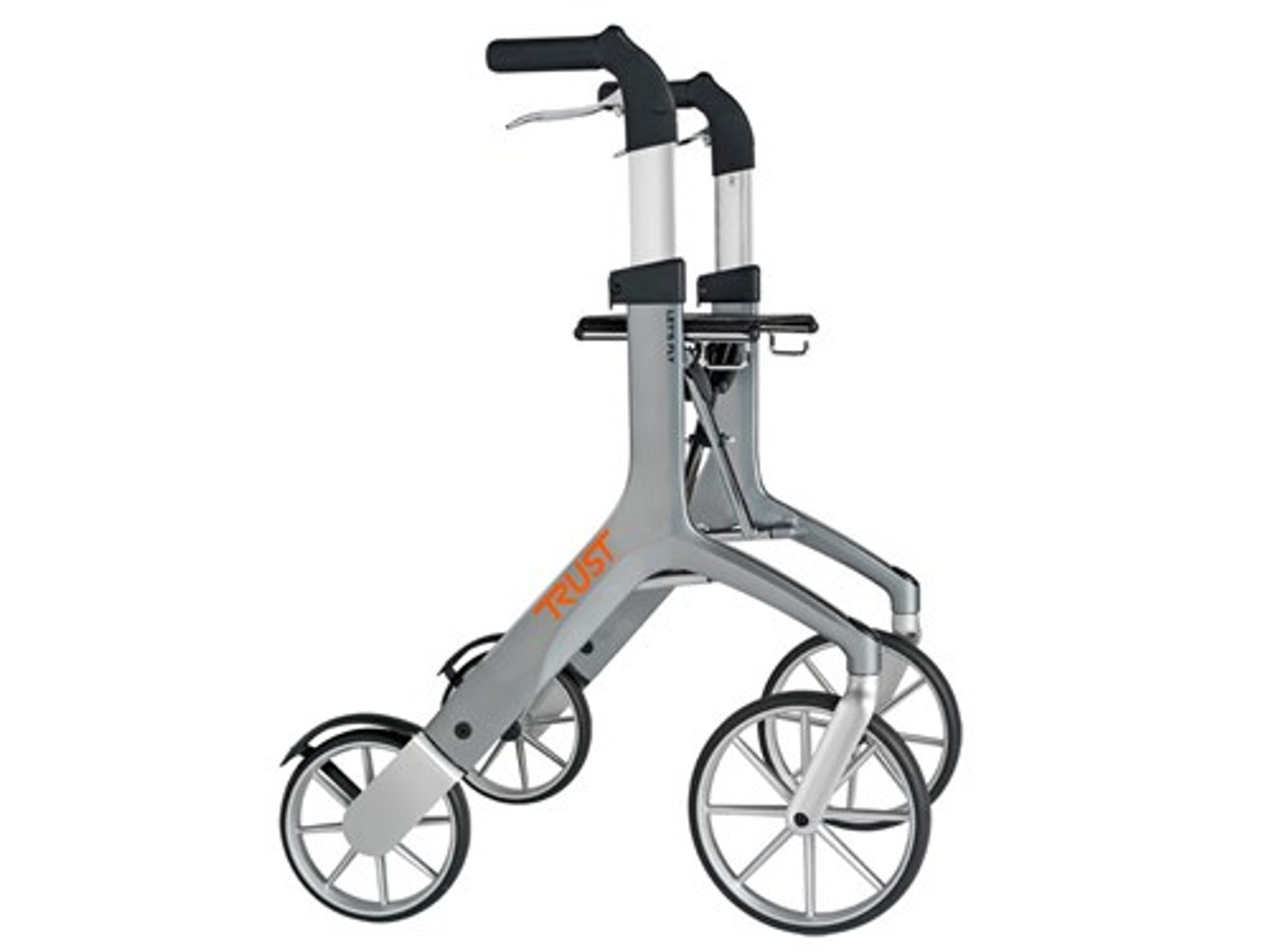 Stander 4700-GR Let’s Fly Rollator, Grey/Graphite