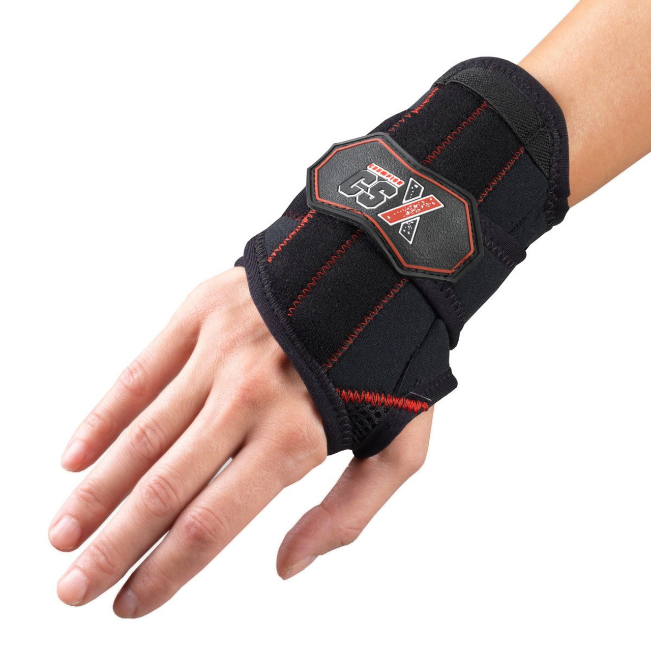 CSX X632R SPORTS BRACING wrist brace right, black S-M-L-XL (X632R)