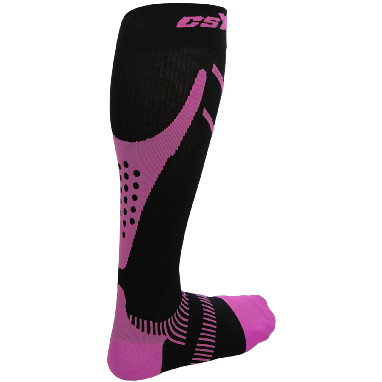 CSX X220 Compression SPORTS Socks - NEW! CSX socks, 20-30mmHg 3 Colours: Red, Pink, Silver XS-S-M-L-XL