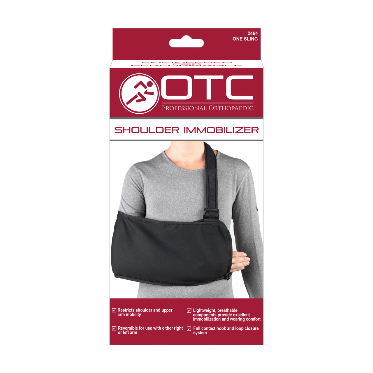 OTC 2464 Shoulder immobilizer black, Large