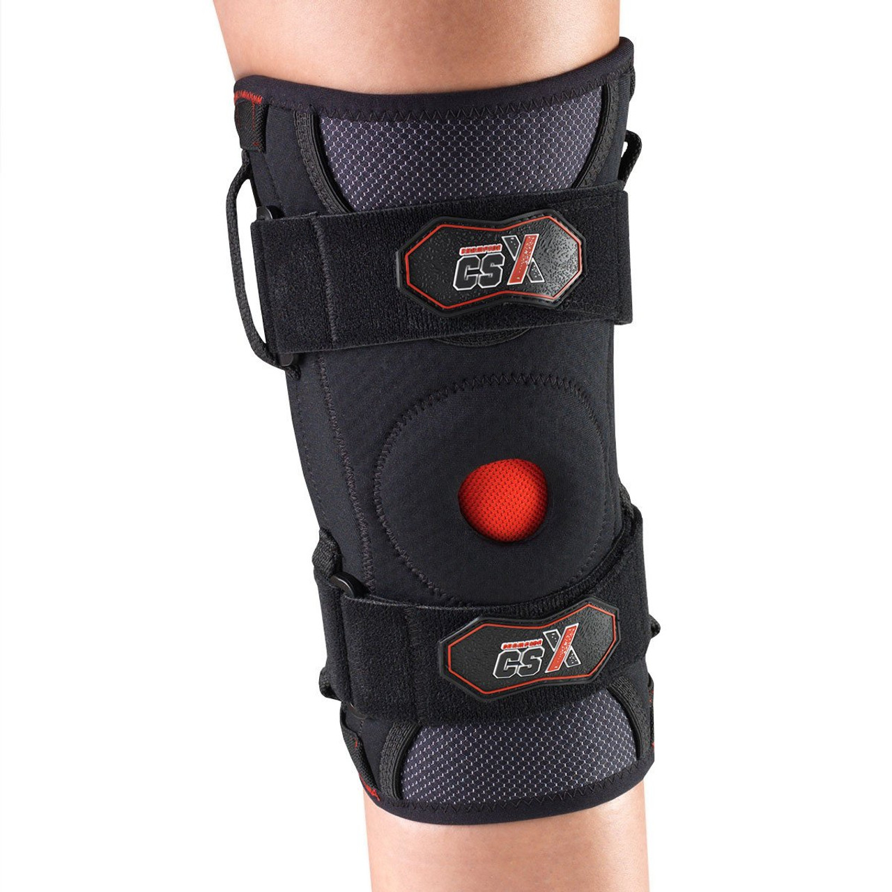 CSX X525 SPORTS BRACING knee support, side stabilizers, black S-M-L-XL-XXL (X525)