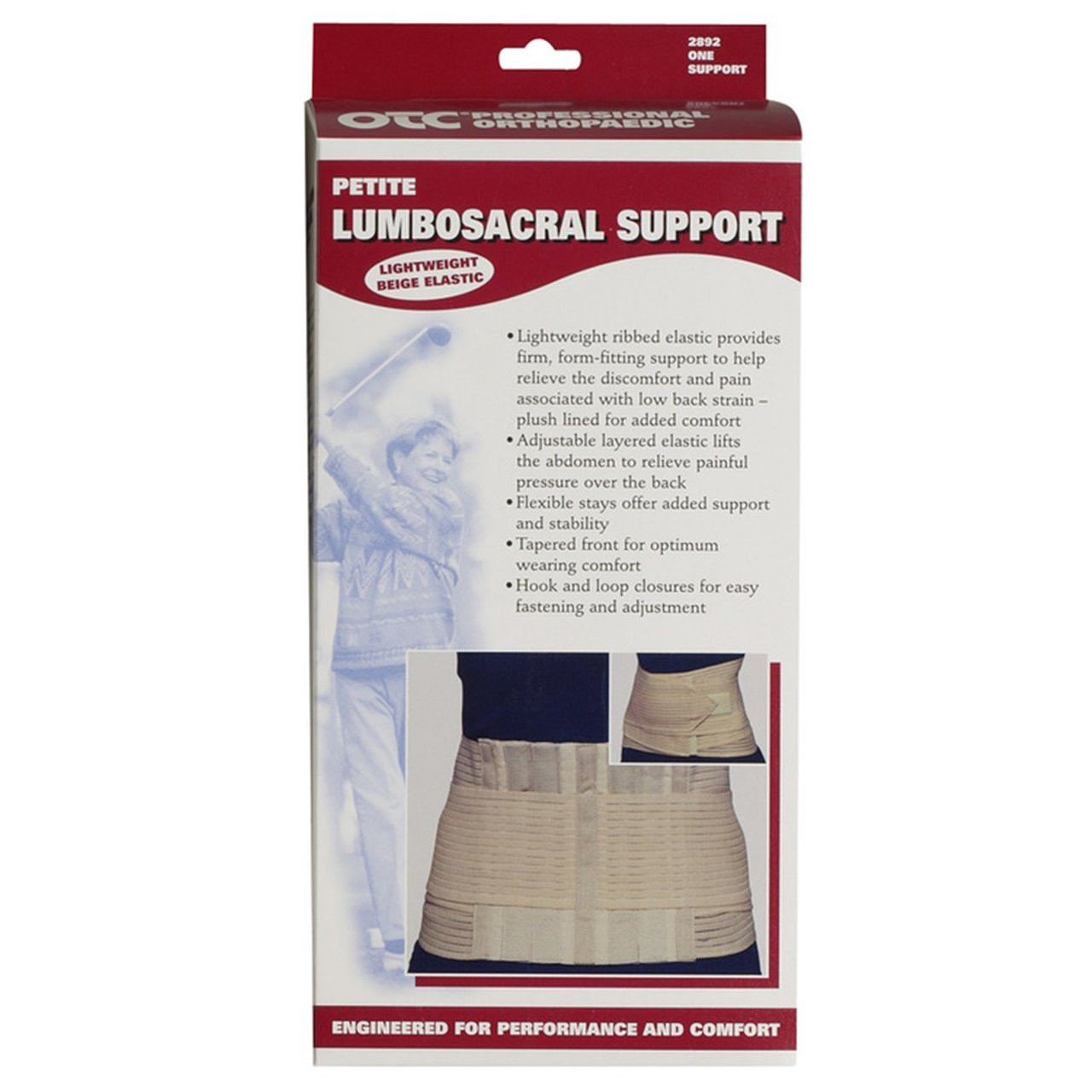 Petite Lightweight Elastic Support S-M-L-XL (2892) (OTC 2892)