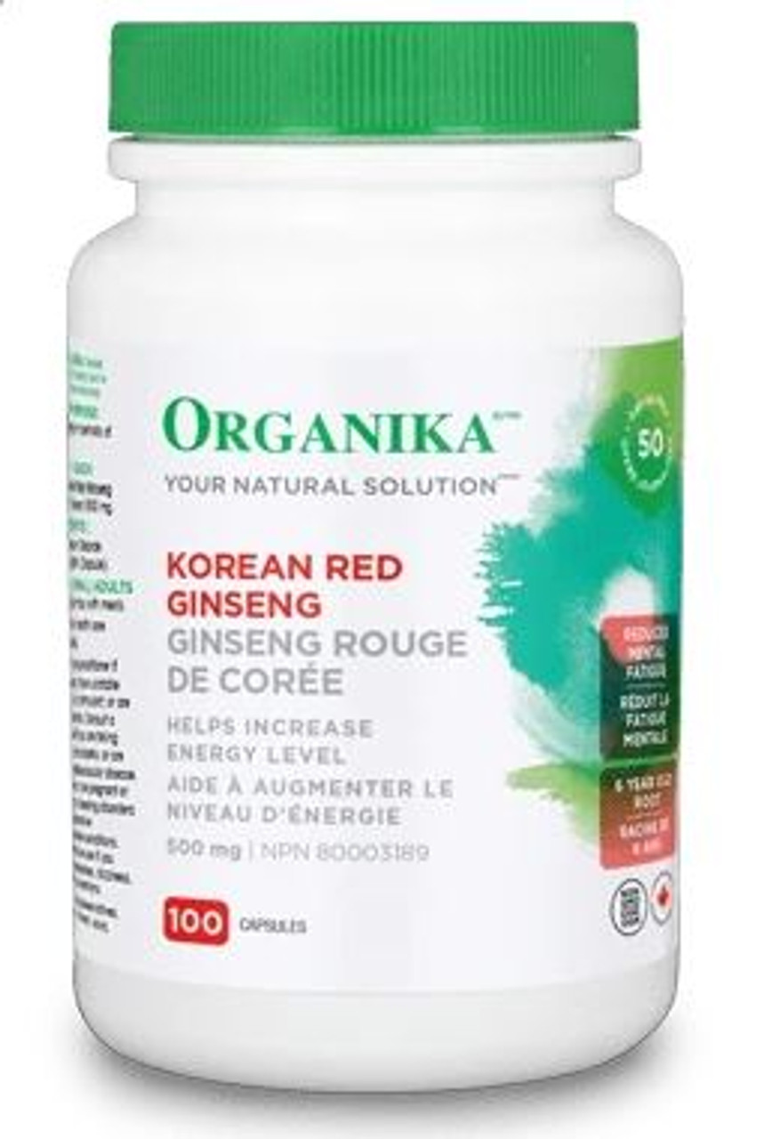Organika GINSENG - KOREAN RED 500 MG,100 CAPS