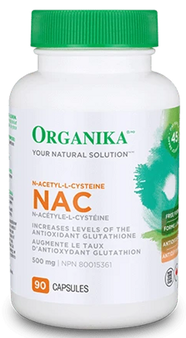 Organika NAC (N-ACETYL-L-CYSTEINE) 500 MG,90 CAPS