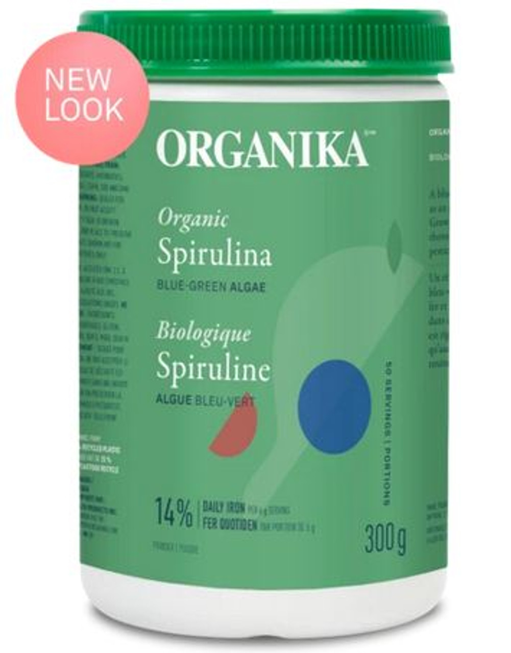 Organika SPIRULINA POWDER - CERTIFIED ORGANIC ,300 G