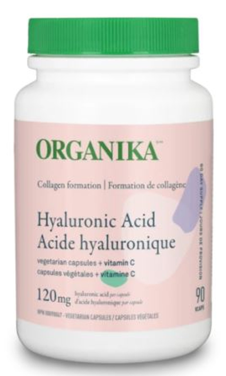 Organika HYALURONIC ACID WITH VITAMIN C 120MG,90 VCAPS