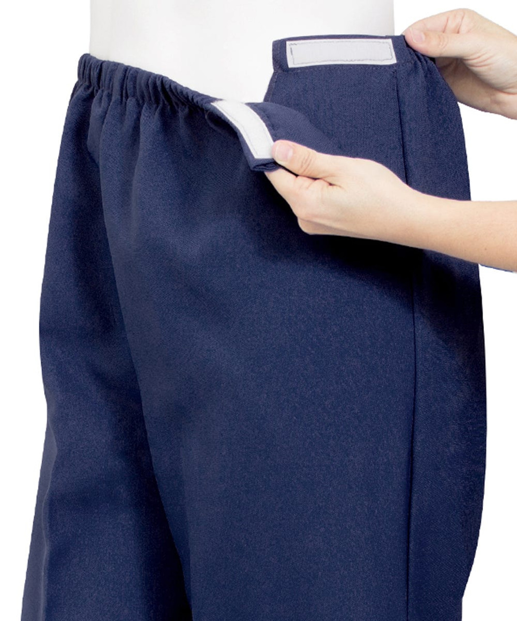 Silverts SV23120 Soft Knit Easy Access Pants for Women Navy, Size=3XL, SV23120-SV3-3XL