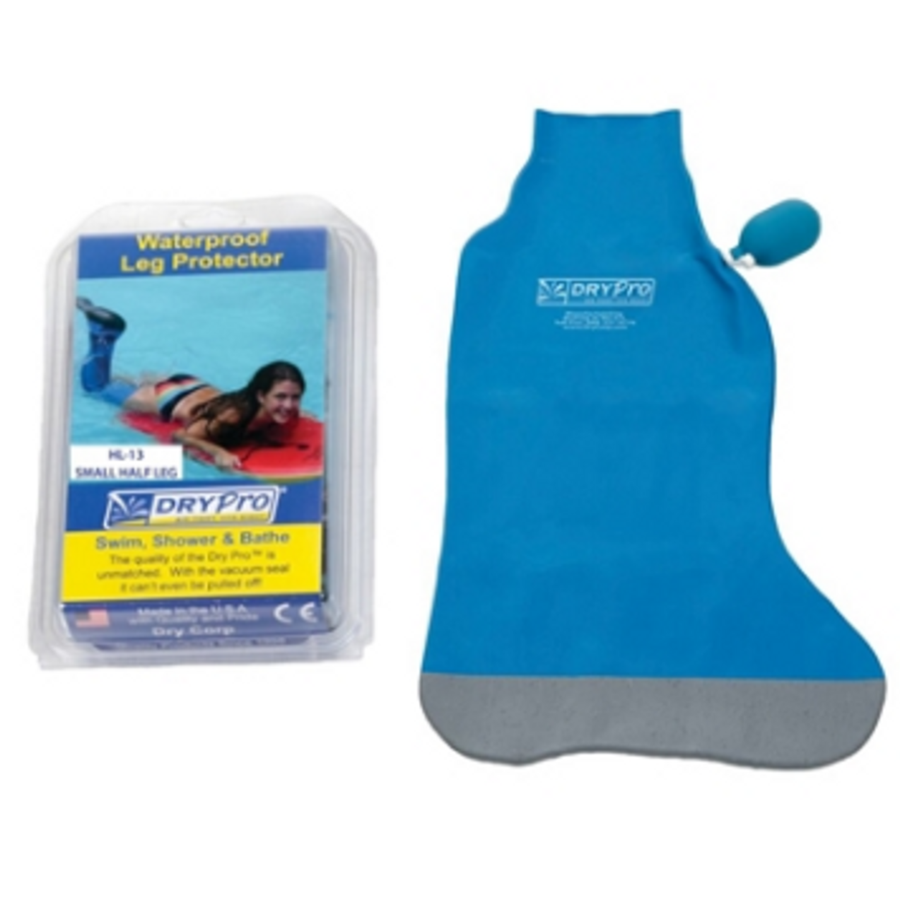 DRYPRO - PICC Line - Ostomy Protector Waterproof half leg protector Regular (HL1500) (DryCorp HL1500)