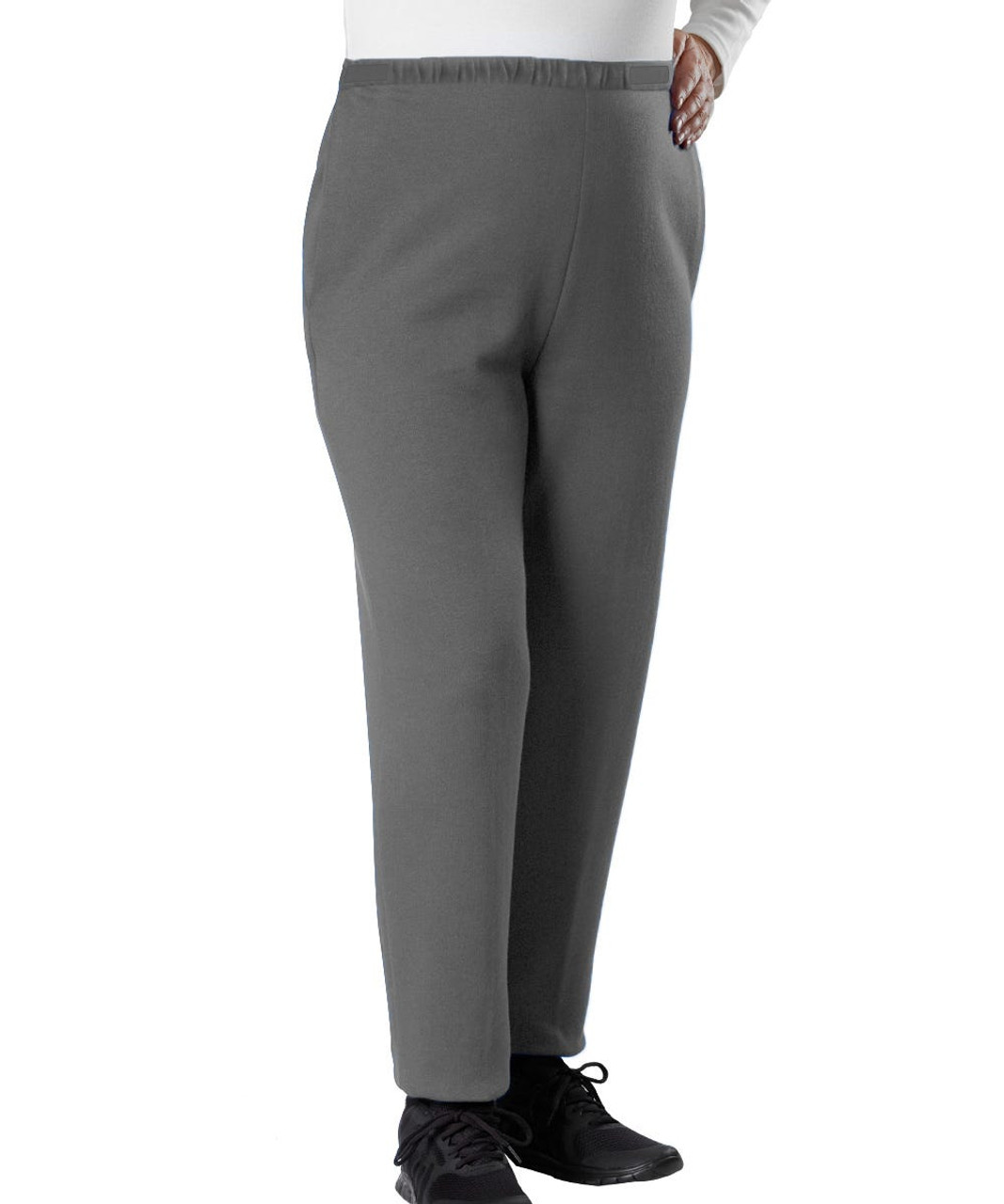 Silverts SV24000 Adaptive Track Pants for Women Gray, Size=2XL, SV24000-SV18-2XL