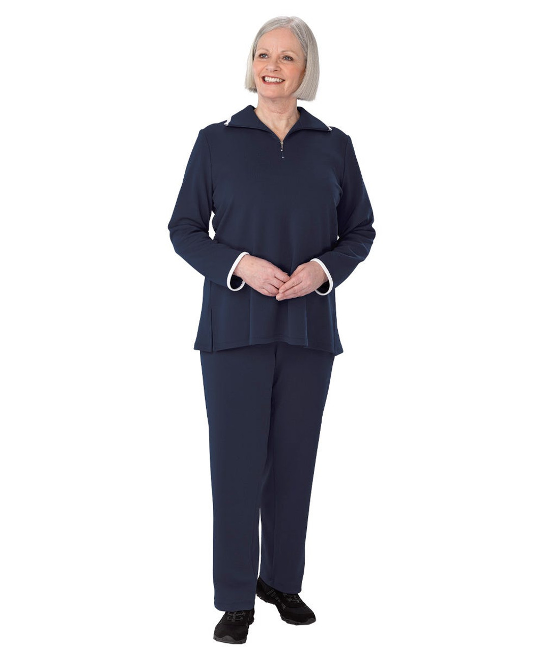 Silverts SV24540 Womens Adaptive Two Piece Set Navy, Size=3XL, SV24540-SV3-3XL