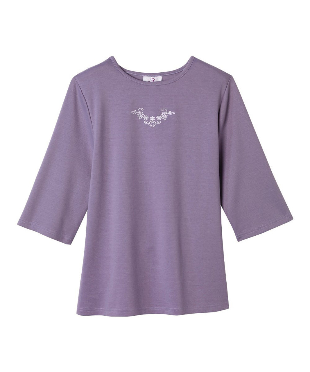Silverts SV24700 Warm Winter Weight Adaptive Clothing Top for Women Lilac, Size=M, SV24700-SV95-M