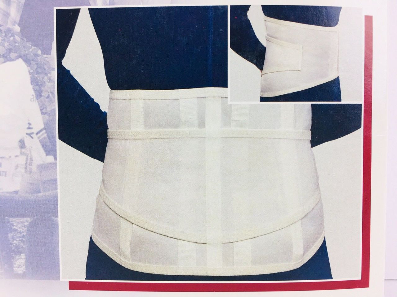 OTC 0555 OBESITY, GENERAL SUPPORTS Men's obesity-2 pulls-back lace,11" -13½" front,8"-10½" back 32-48 (OTC 0555)