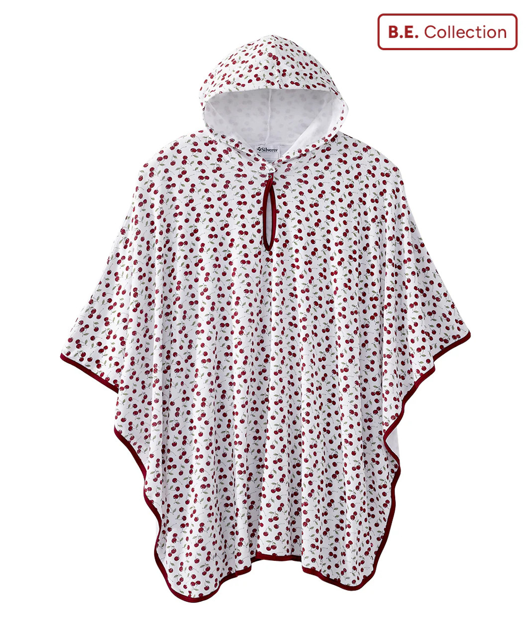 Men's & Women's Terry Shower Bath Cape Cherries, Size=OS, 