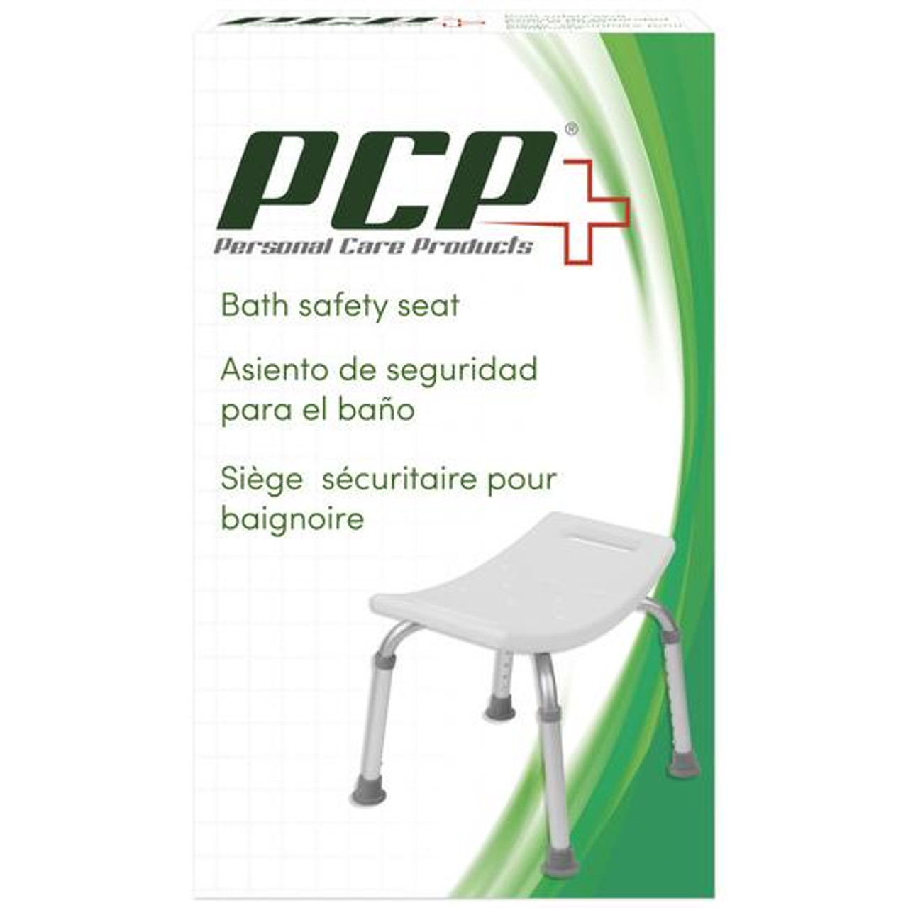 PCP 7002 BATH/SHOWER BENCHES Adjustable Shower Chair - TOOL-FREE (7002)