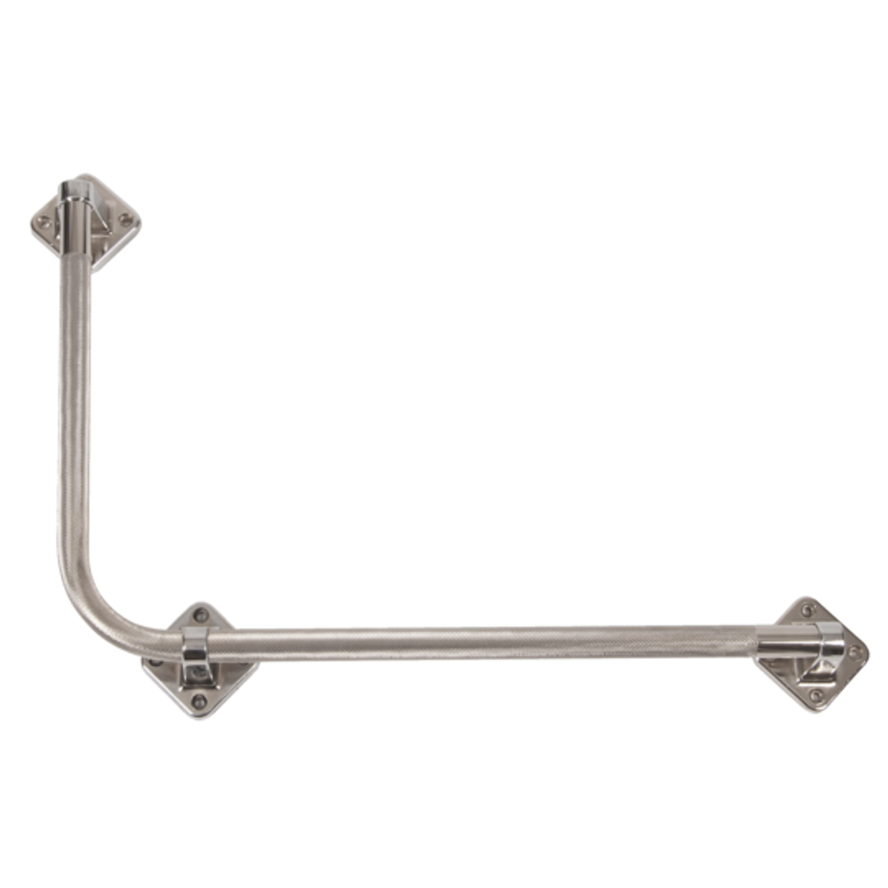 PCP 8140LK GRAB BARS W/ Heavy Duty CAST BRACKETS 16" x 24" left angle