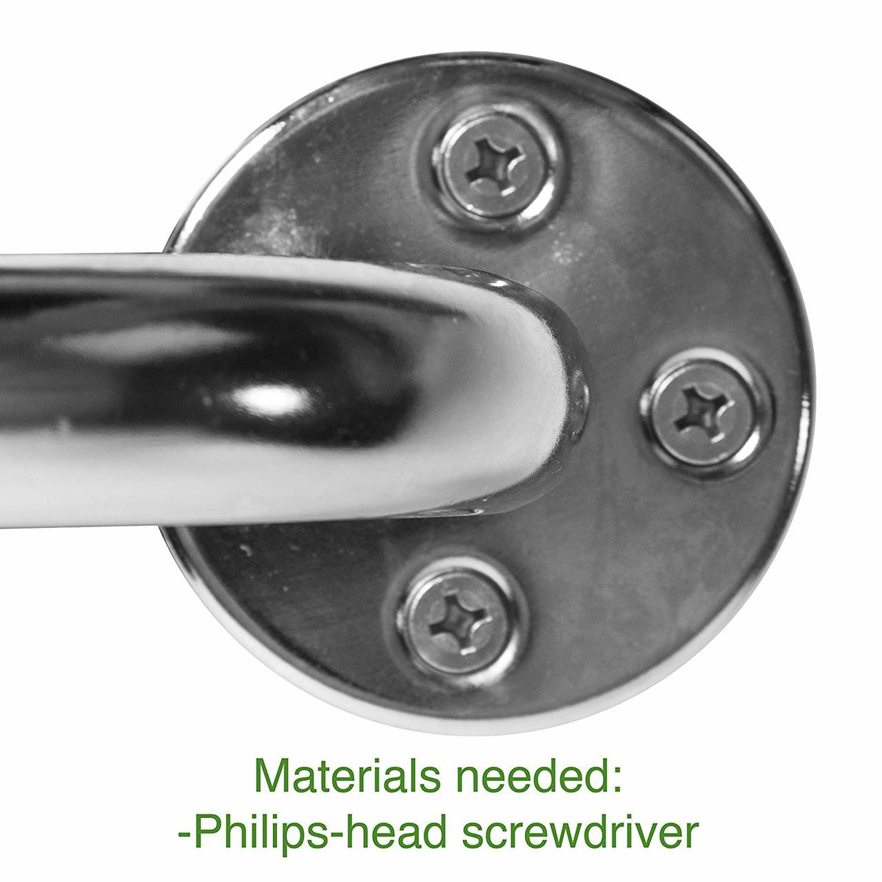 PCP 9112-K GRAB BARS W/ FULLY INTEGRATED FORMED BRACKETS 12" long