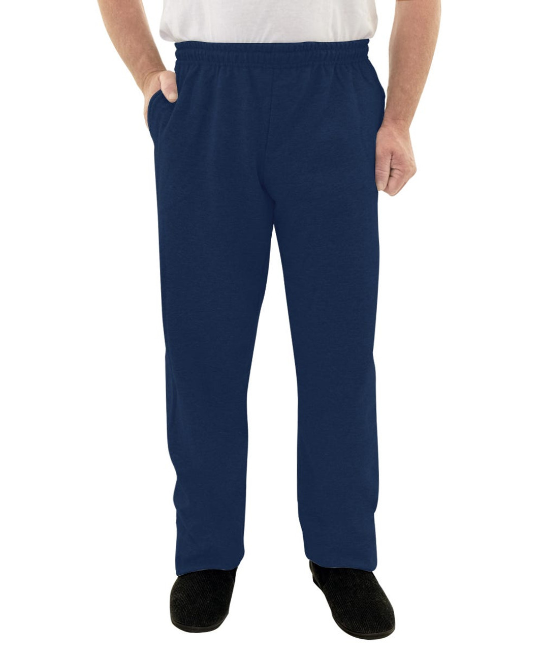 Silverts SV50820 Regular Pull On Fleece Pant for Men Navy, Size=2XL, SV50820-SV3-2XL