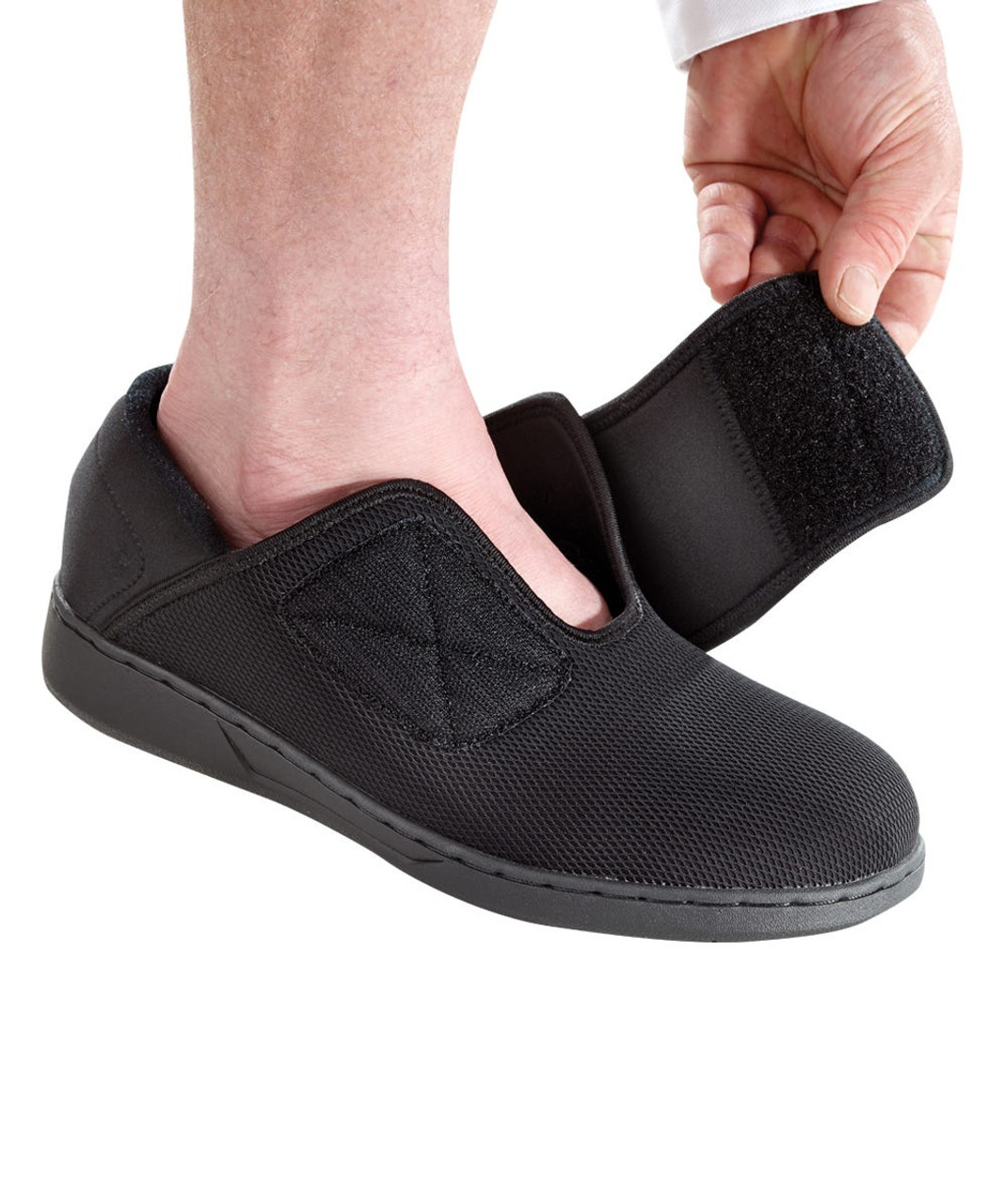 Silverts SV51000 Extra Wide Comfort Shoes for Men Black, Size=11, SV51000-SV2-11