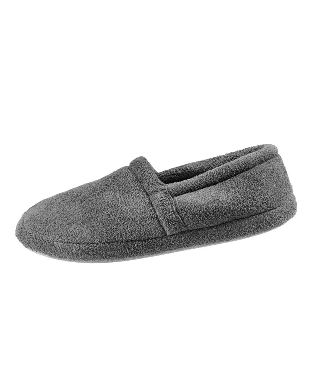 Silverts SV51060 Comfortable Mens House Slippers Gray, Size=M, SV51060-SV18-M