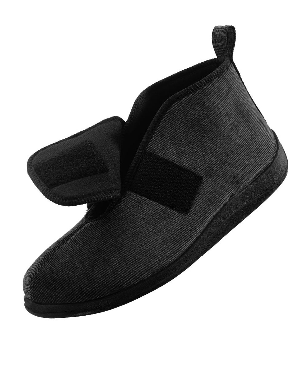 Silverts SV51180 Comfortrite Wide Slippers For Men Black, Size=13, SV51180-SV2-13