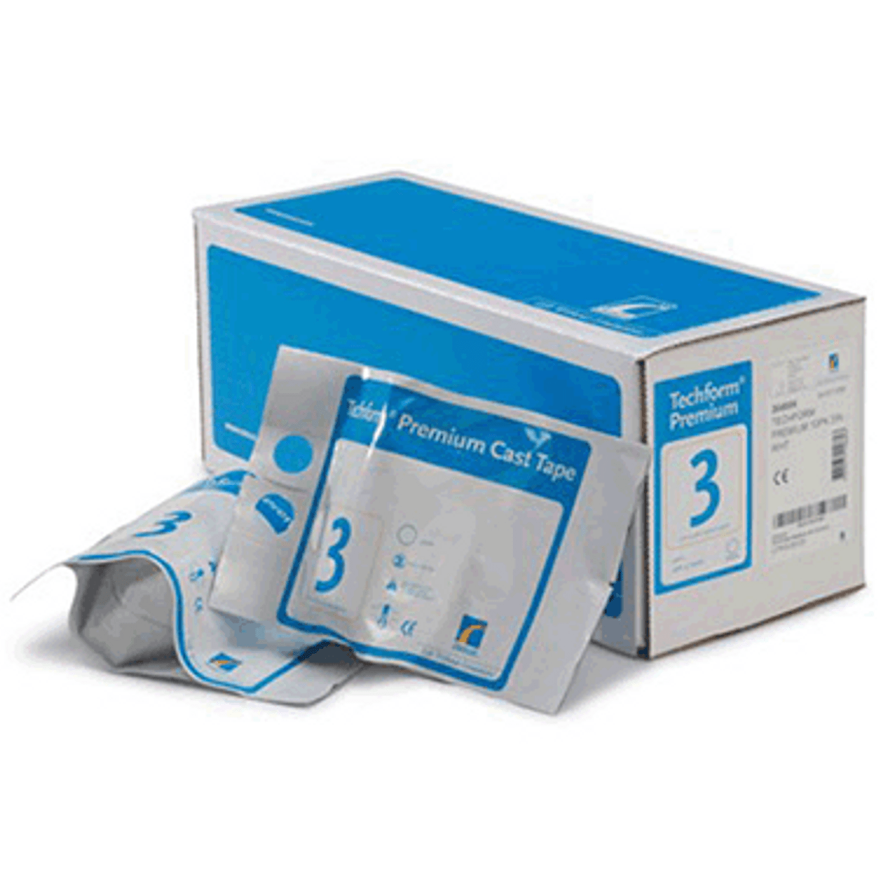 Stockinette T204WH (Tubular Cotton) & Casting Tape (Techform) Casting tape, 2" (white) box of 10 (Stockinette T204WH)