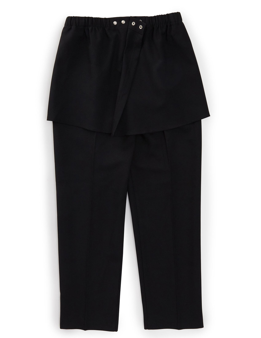 Silverts SV24960 Womens Adaptive  Open Back Gabardine Pants Black, Size=L, SV24960-SV2-L