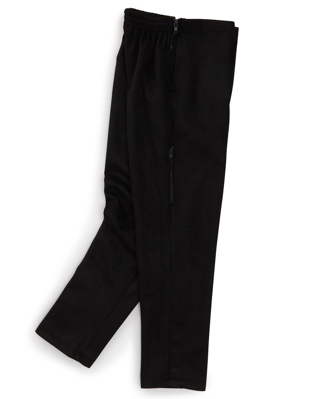 Silverts SV25490 Women's Seated Side Zip Pant with Pull Tabs Black, Size=M, SV25490-SV2-M