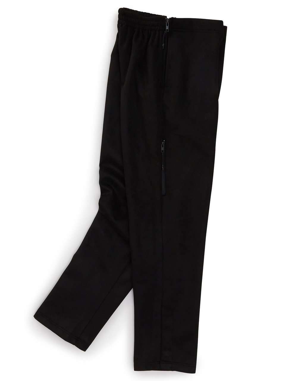 Silverts SV25490 Women's Seated Side Zip Pant with Pull Tabs Black, Size=S, SV25490-SV2-S