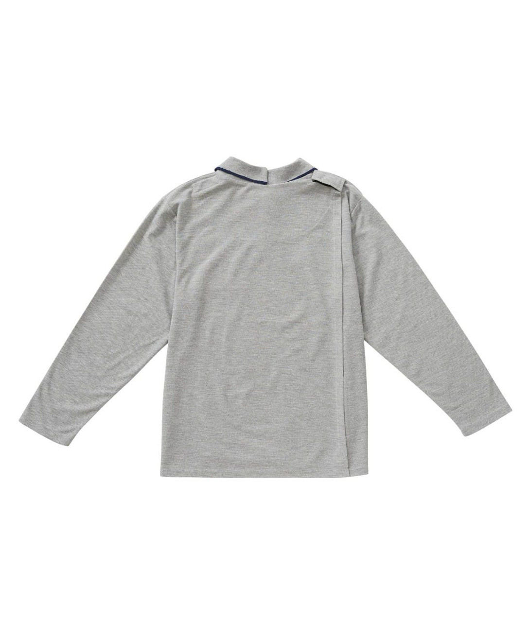 Silverts SV51240 Men's Antimicrobial Open Back Polo Shirt Heather Gray, Size=XL, SV51240-SV1456-XL