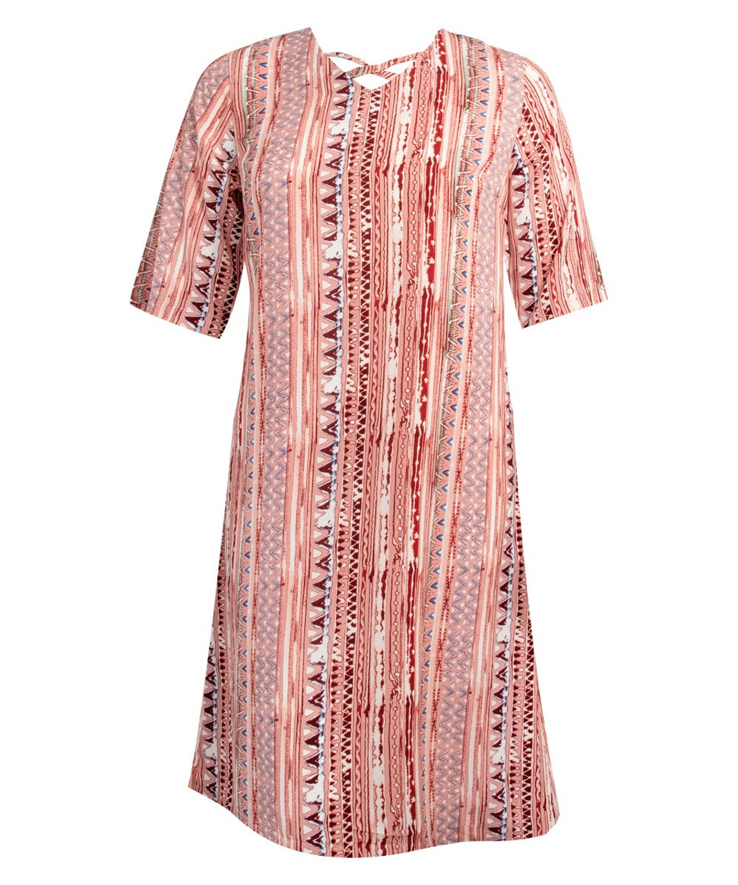 Silverts SV21180 Womens Decorative Neck Adaptive Dress Blush, Size=S, SV21180-S50020-S