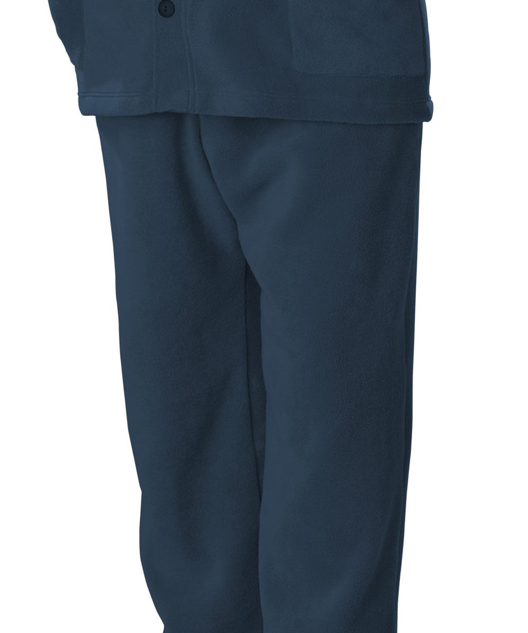 Silverts SV51810 Mens Easy Access Clothing Polar Fleece Pants - Best Arthritis Pants Navy, Size=L, SV51810-SV3-L