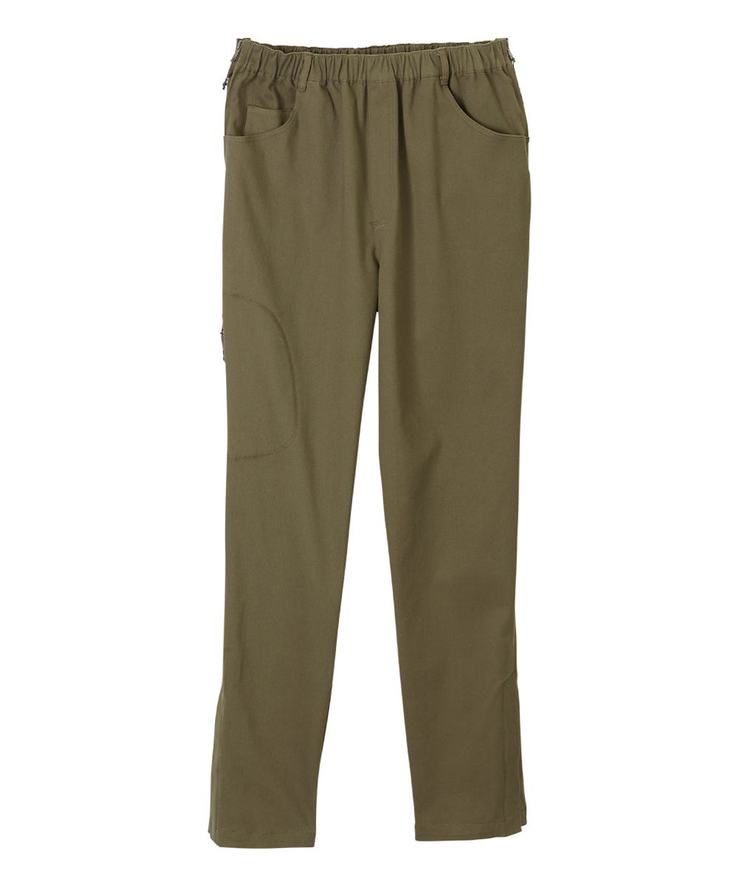 Silverts SV044 Senior Men's Side Zip Adaptive Pant Olive, Size=3XL, SV044-SV564-3XL