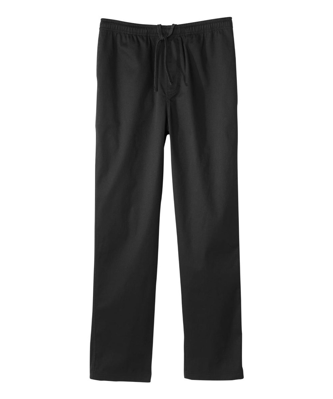 Silverts SV50790 Regular Mens Cotton Elastic Waist Pant Black, Size=S, SV50790-BLK-S
