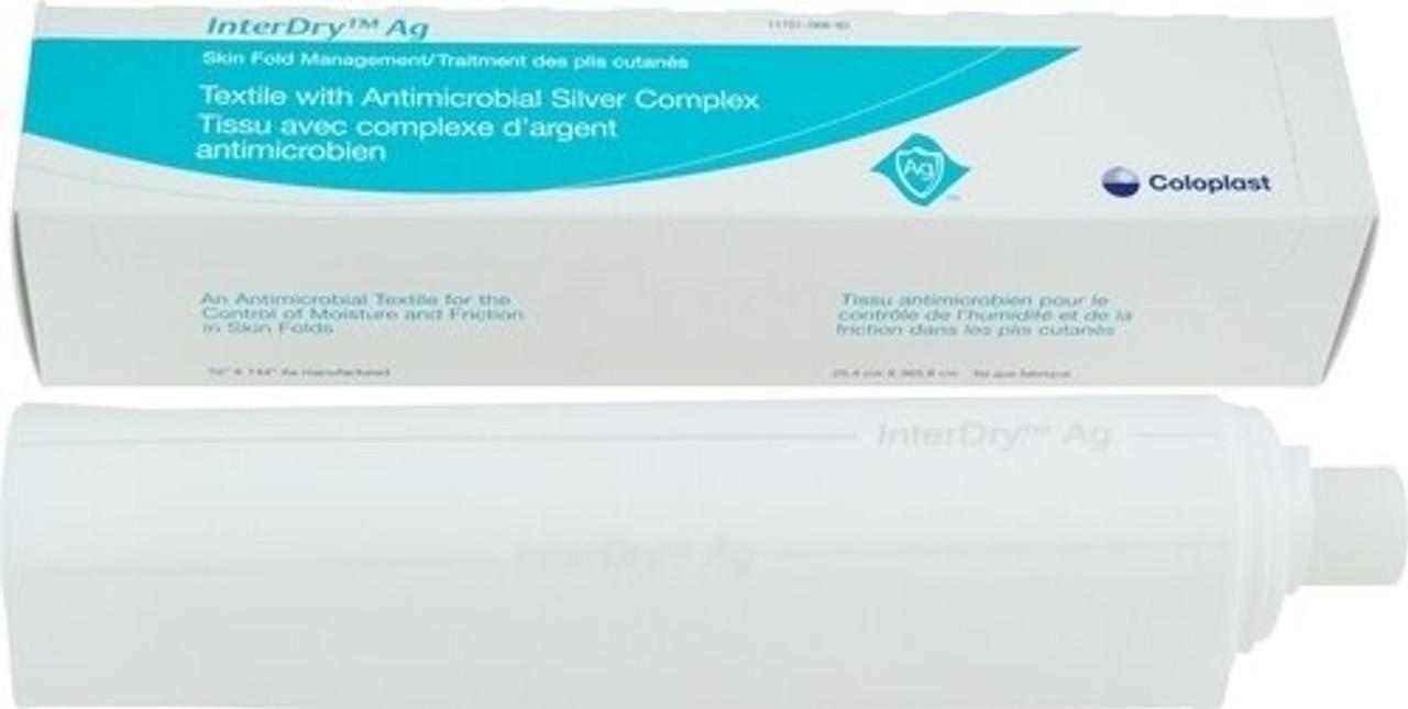 Coloplast 7910 Skin Fold Management System InterDryâ„¢ Ag Antimicrobial Silver Complex