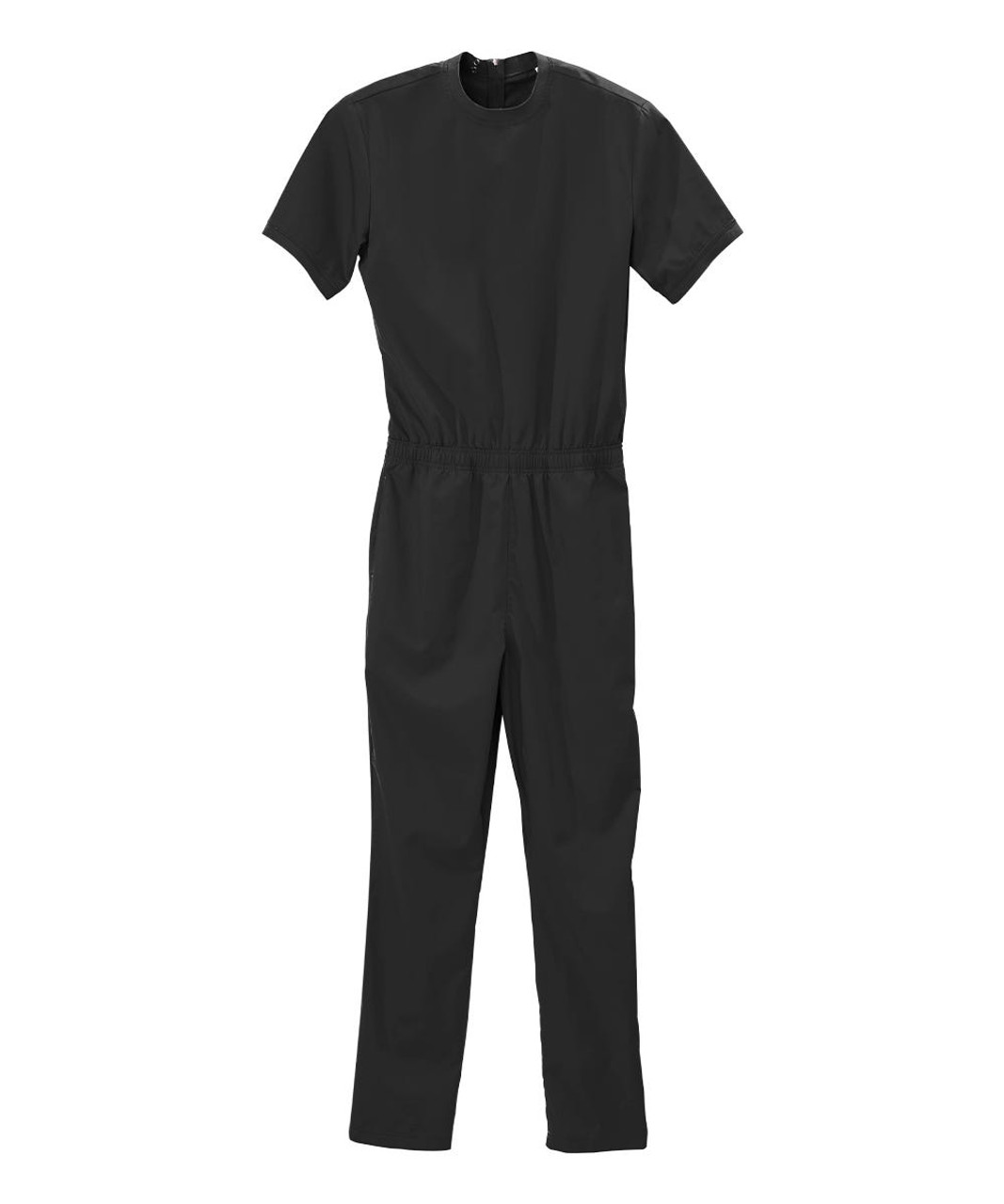 Silverts SV50830 Men's Dementia Alzheimer's Anti Strip Jumpsuit Black, Size=XL, SV50830-BLK-XL