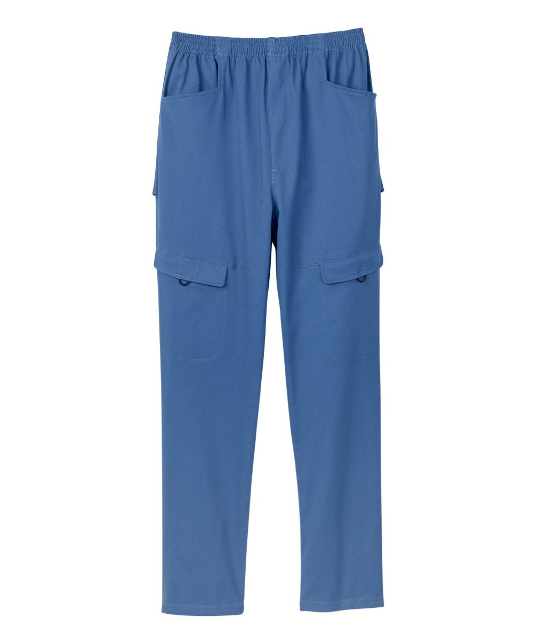 Silverts SV035 Senior Men's Open Back Adaptive Cargo Pant Steel Blue, Size=M, SV035-SV17-M