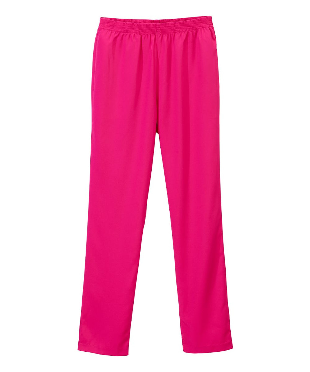 Silverts SV13090 Senior Women's Pull-on Gabardine Pant - Elastic Waist Pants for Women Extreme Pink, Size=10, SV13090-EXPK-10