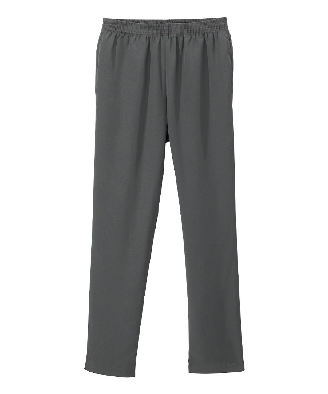 Silverts SV13090 Senior Women's Pull-on Gabardine Pant - Elastic Waist Pants for Women Pewter, Size=10, SV13090-PWT-10