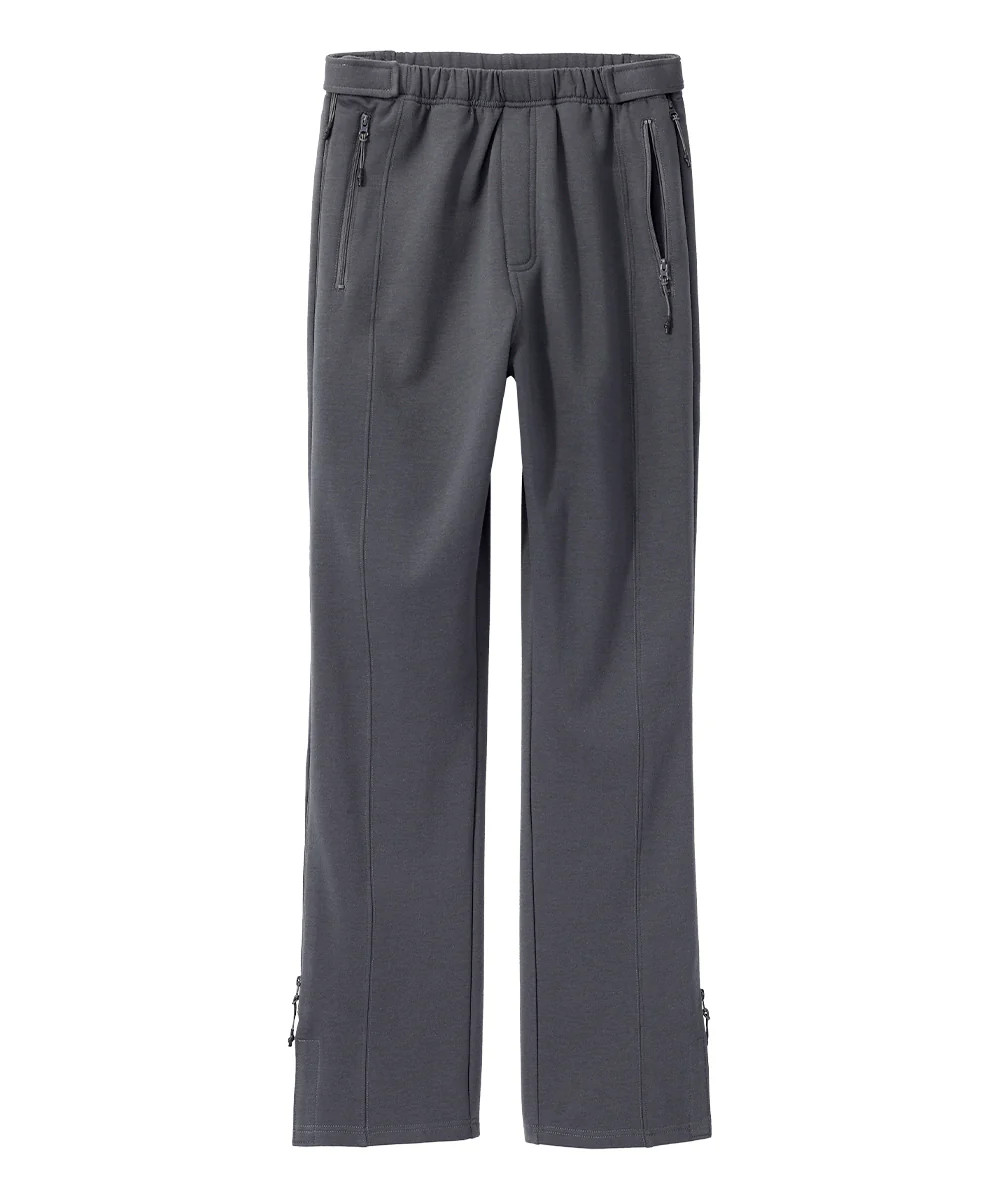 Men's Easy Touch Side Zip Pant with Catheter Access - Ash Sizes: S-3XL